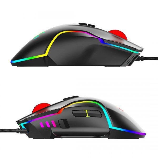 Ant Esports GM320 RGB Wired Gaming Mouse (7200 DPI, LED Lighting, 1000Hz Polling Rate, Black)
