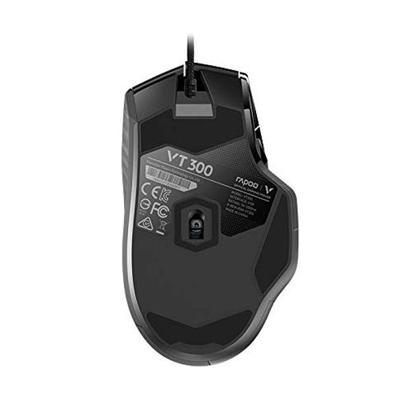 Rapoo VT300 IR Optical Wired Gaming Mouse (6200 DPI, 1000Hz Polling Rate, IR Optical Sensor)
