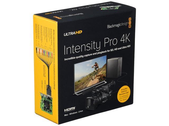 Blackmagic Design Intensity Pro 4K Capture & Playback Input/Output Card, Ultra HD at 30fps and 1080p at 60fps