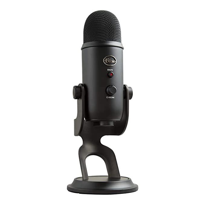 Blue Yeti USB Mic for Recording and Streaming on PC and Mac Blackout