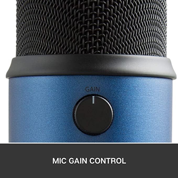Blue Yeti USB Mic for Recording and Streaming on PC and Mac Midnight Blue