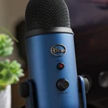 Blue Yeti USB Mic for Recording and Streaming on PC and Mac Midnight Blue