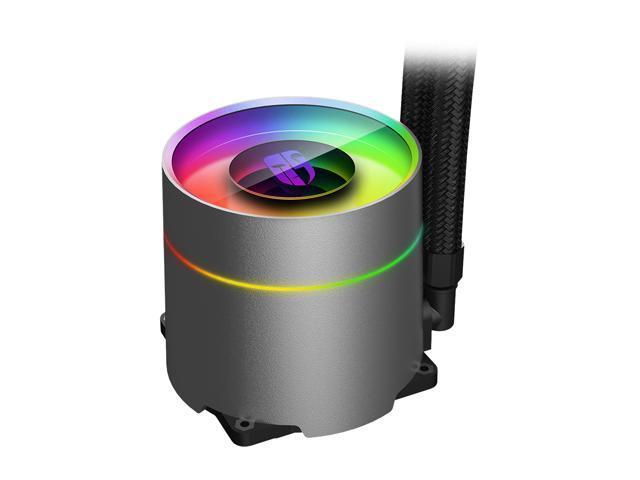 Deepcool Castle 240EX, Addressable RGB AIO Liquid CPU Cooler, Anti-Leak Technology Inside, Cable Controller and 5V ADD RGB 3-Pin Motherboard Control, TR4/AM4 Supported