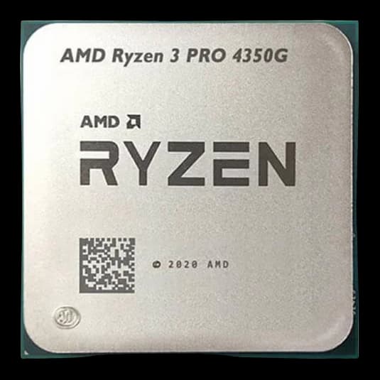 AMD Ryzen 3 Pro 4350G Open Box OEM Processor with Radeon Graphics (4 Cores 8 Threads, with Max Boost Clock of 4.0GHz,Base Clock of 3.8GHz and 6MB Game Cache)