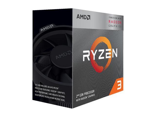 AMD RYZEN 3 3200G Open Pack (OEM - No Retail Box) 4-Core 3.6 GHz (4.0 GHz Max Boost) Socket AM4 65W Desktop Processor