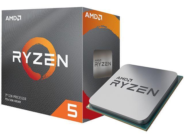 AMD RYZEN 5 3600 6-Core 12-Threads 3.6 GHz (4.2 GHz Max Boost) Socket AM4 65W Desktop Processor (3rd Gen) PCIe Gen 4.0 Ready