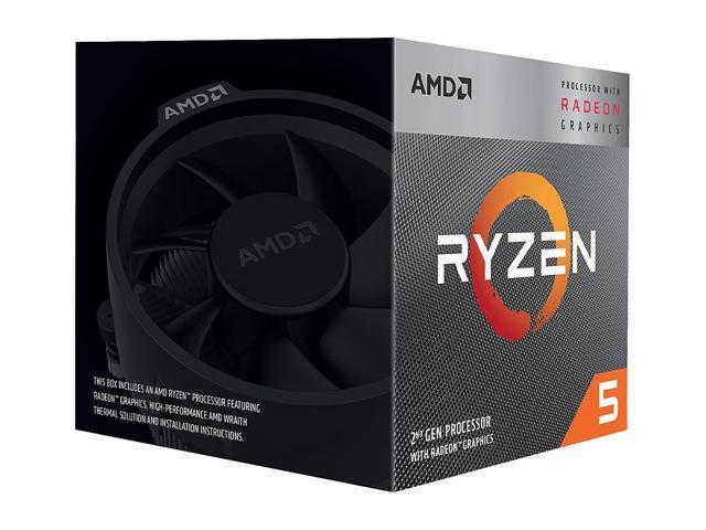 AMD RYZEN 5 3400G (OEM - No Retail Box) 4-Core 3.7 GHz (4.2 GHz Max Boost) Socket AM4 65W Desktop Processor