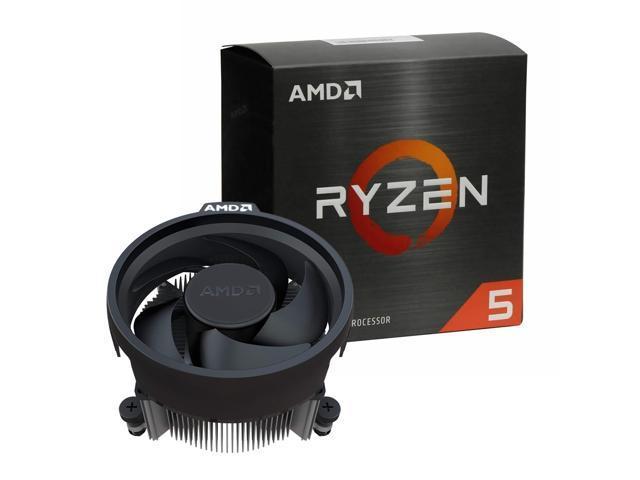 AMD Ryzen 5 5600X 6-Core 3.7 GHz Socket AM4 65W Desktop Processor 5000 Series PCIe Gen 4.0 Ready (100-100000065BOX)