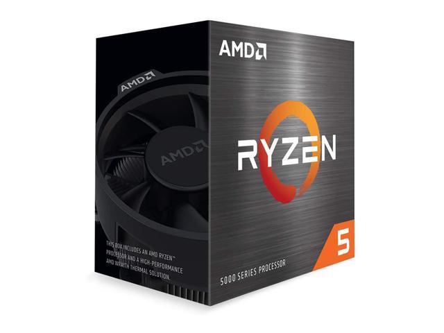 AMD Ryzen 5 5600X 6-Core 3.7 GHz Socket AM4 65W Desktop Processor 5000 Series PCIe Gen 4.0 Ready (100-100000065BOX)