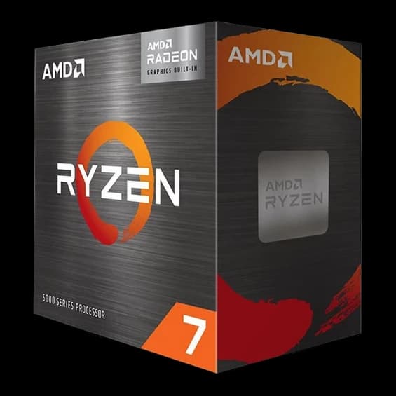 AMD Ryzen 7 5700G Processor with Radeon Graphics (8 Cores 16 Threads, with Max Boost Clock of 4.6GHz,Base Clock of 3.8GHz and 20MB Game Cache)