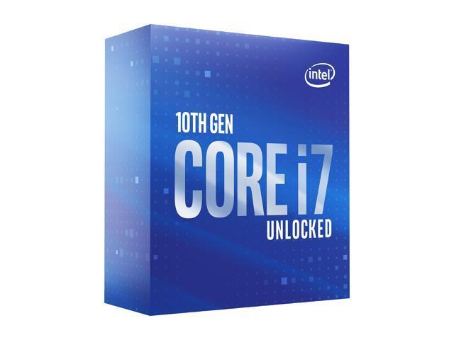 Intel Core i7-10700K Comet Lake 8-Core 3.8 GHz LGA 1200 125W  Intel UHD Graphics 630
