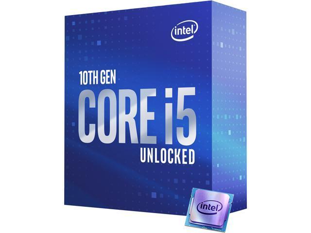 Intel Core i5-10600K Comet Lake 6-Core 4.1 GHz LGA 1200 125W BX8070110600K Desktop Processor Intel UHD Graphics 630