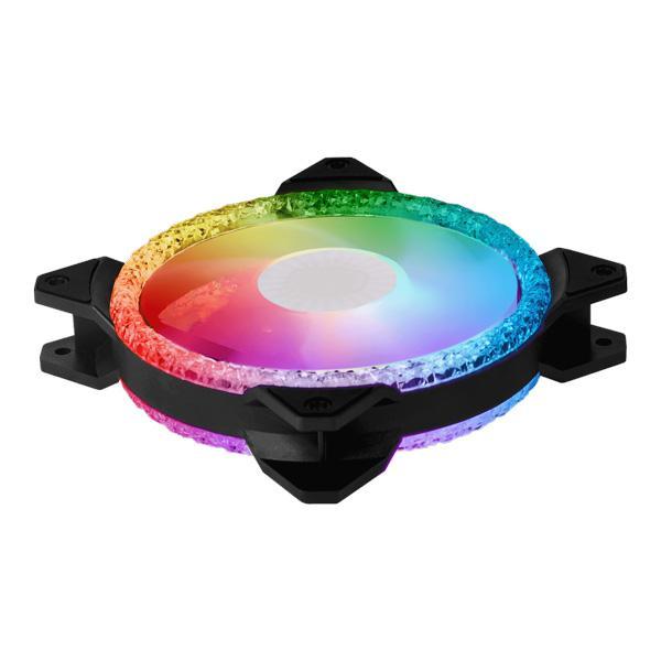 Cooler Master MF120 Prismatic 3 in 1 Pack with 30 Independently-Controlled ARGB LEDs, Wired ARGB Controller, PWM Control Master Fan for Computer Case, CPU Liquid & Air Cooler