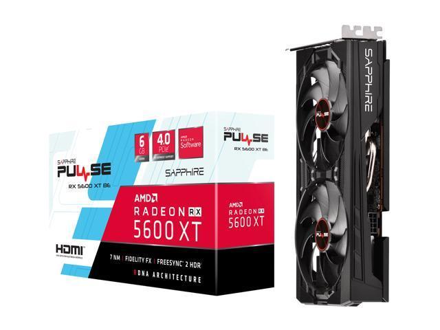 Sapphire Pulse RX 5600 XT BE 6GB GDDR6 PCI-E DUAL HDMI / DUAL DP OC w/ Backplate (UEFI)
