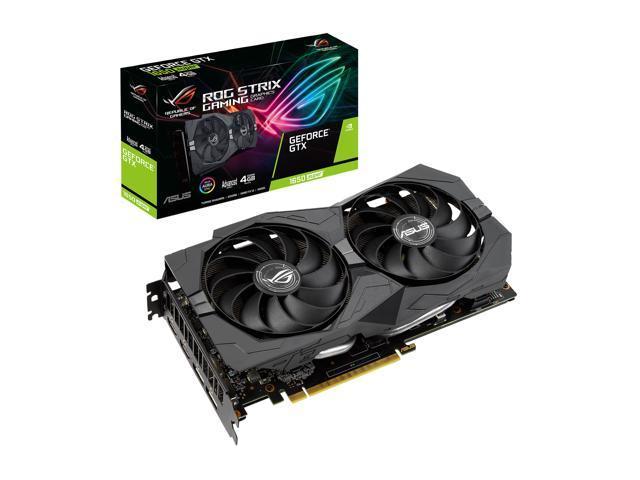 Asus ROG Strix GeForce GTX 1650 SUPER Advanced 4GB Edition GDDR6 HDMI 2.0 DP 1.4 Gaming Graphics Card (ROG-STRIX-GTX1650S-A4G-GAMING)