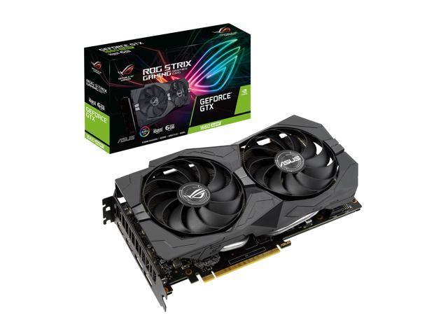 Asus ROG Strix GeForce GTX 1660 SUPER Advanced 6GB Edition GDDR6 HDMI 2.0 DP 1.4 Gaming Graphics Card (ROG-STRIX-GTX1660S-A6G-GAMING)