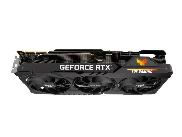 Asus TUF Gaming GeForce RTX 3090 DirectX 12 TUF-RTX3090-O24G-GAMING 24GB 384-Bit GDDR6X PCI Express 4.0 x16 HDCP Ready SLI Support Video Card