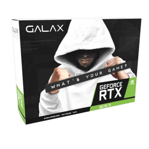 Galax GeForce RTX 3070 Ti EXG White (1-Click OC) 8GB GDDR6 256-bit Graphics Card