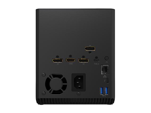 Gigabyte AORUS RTX 2080 Ti Gaming Box (eGPU), Embedded Geforce RTX 2080 Ti, Thunderbolt 3 Plug and Play, Custom Quiet and Silent Waterforce AIO Cooling System, Dual Thunderbolt 3 Controller, Support for PD (up to 100W), 3 x USB 3.0 GV-N208TIXEB-11GC