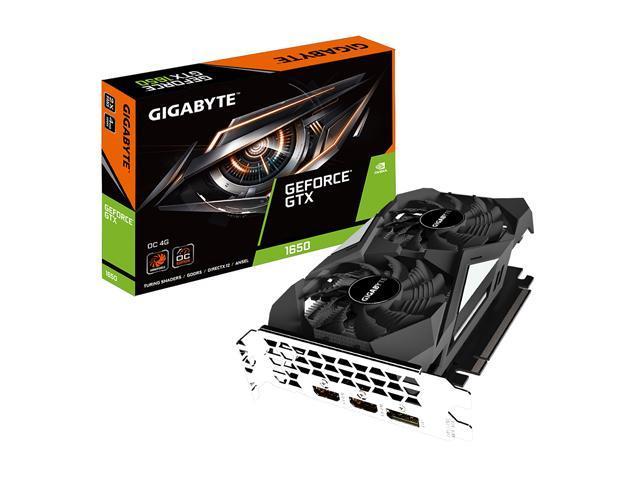 Gigabyte GeForce GTX 1650 OC 4G Graphics Card, 2 x WINDFORCE Fans, 4GB 128-Bit GDDR5, GV-N1650OC-4GD Video Card