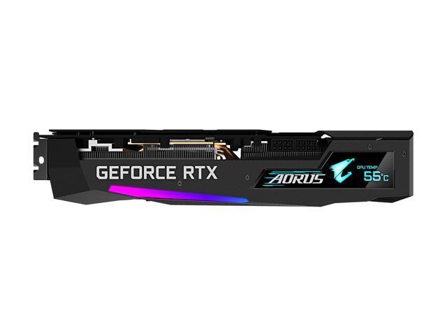 Gigabyte AORUS GeForce RTX 3070 DirectX 12 GV-N3070AORUS M-8GD 8GB 256-Bit GDDR6 PCI Express 4.0 x16 ATX Video Card