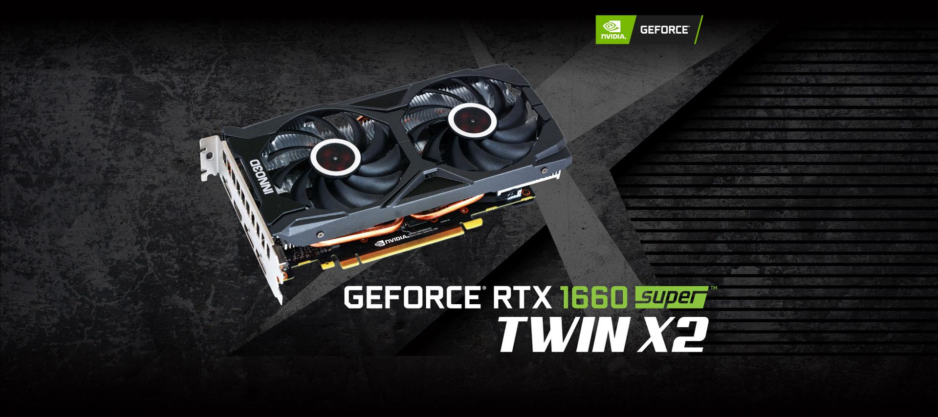 Inno3d GeForce GTX 1660 Super Twin X2 6GB GDDR6 192-bit Gaming Graphics Card
