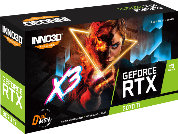 Inno3d GeForce RTX 3070 Ti X3 8GB GDDR6 256-bit Graphics Card