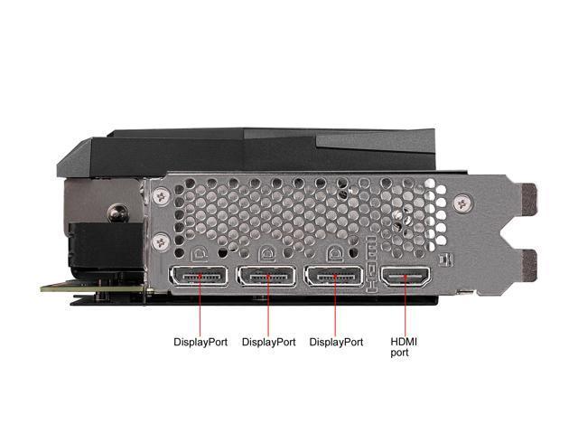 MSI GeForce RTX 3090 DirectX 12 RTX 3090 GAMING X TRIO 24G 24GB 384-Bit GDDR6X PCI Express 4.0 HDCP Ready SLI Support Video Card