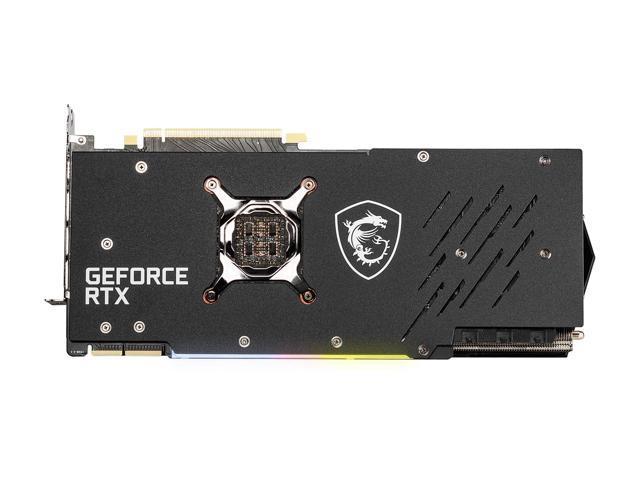 MSI GeForce RTX 3090 DirectX 12 RTX 3090 GAMING X TRIO 24G 24GB 384-Bit GDDR6X PCI Express 4.0 HDCP Ready SLI Support Video Card