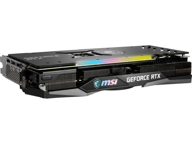 MSI GeForce RTX 3060 Ti DirectX 12 RTX 3060 Ti GAMING X TRIO 8GB 256-Bit GDDR6 PCI Express 4.0 HDCP Ready Video Card