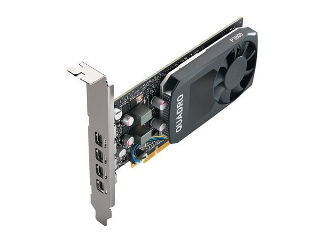 PNY Quadro P1000 VCQP1000V2-PB 4GB 128-bit GDDR5 PCI Express 3.0 x16 Low Profile Video Cards - Workstation