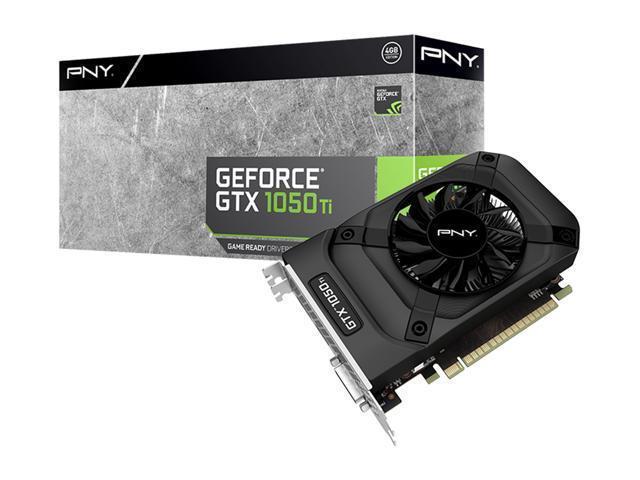 PNY GeForce GTX 1050 Ti DirectX 12 4GB 128-Bit GDDR5 PCI Express 3.0 x16 HDCP Ready Video Card