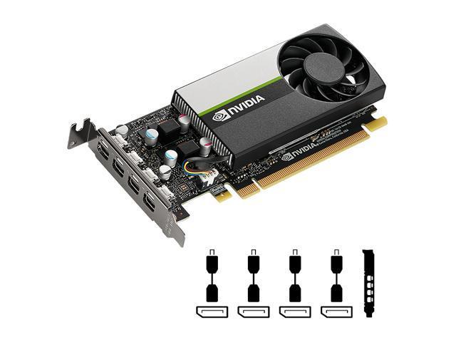 NVIDIA / PNY Quadro T600 4GB GDDR6 Graphics Card/Video Card for Workstation & Data Centre (SYSTEM INTEGRATOR PACK - mDP connectors not included) 