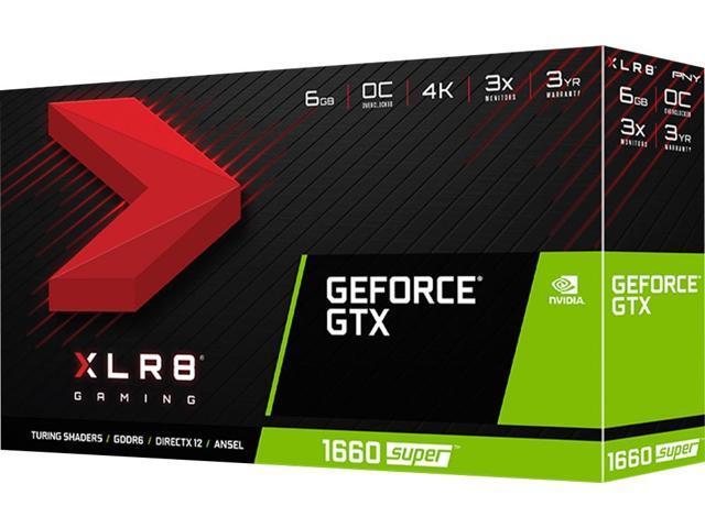 PNY XLR8 GeForce GTX 1660 SUPER 6GB GDDR6 PCI Express 3.0 x16 Video Card