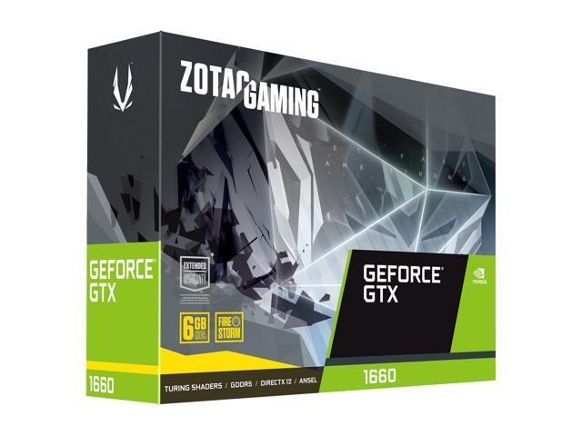 Zotac GAMING GeForce GTX 1660 6GB GDDR5 192-bit Gaming Graphics Card, Super Compact, ZT-T16600K-10M