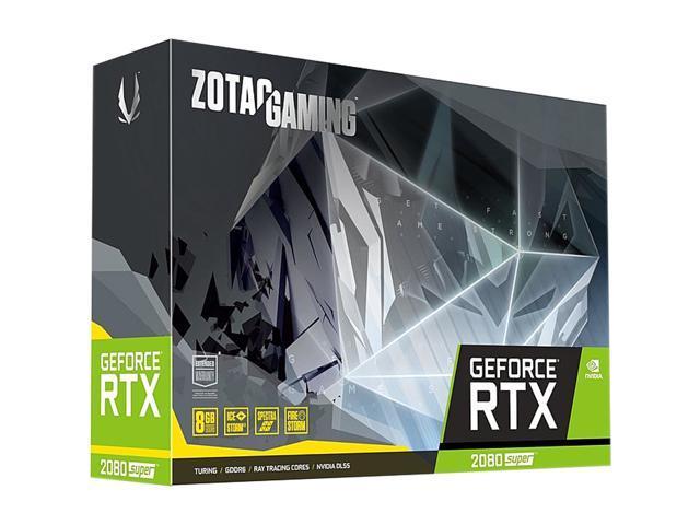 Zotac GAMING GeForce RTX 2080 SUPER Triple Fan 8GB GDDR6 256-bit 15.5 Gbps Gaming Graphics Card, IceStorm 2.0, Active Fan Control, Spectra Lighting, ZT-T20820H-10P