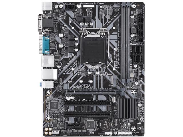 Gigabyte H310M LGA 1151 Intel H310 SATA USB 3.1 Micro-ATX Motherboard