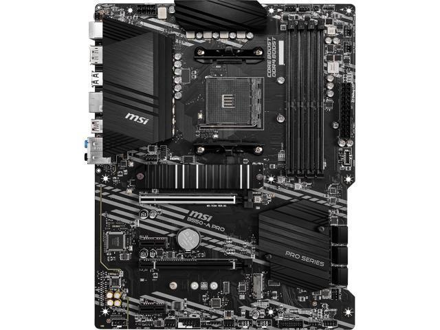 MSI PRO B550-A PRO AM4 AMD B550 SATA 6Gb/s ATX AMD Motherboard