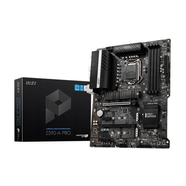MSI Z590-A PRO Motherboard (Intel Socket 1200/11th and 10th Generation Core Series CPU/Max 128GB DDR4 5333MHz Memory)