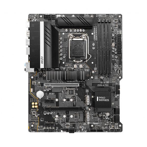 MSI Z590-A PRO Motherboard (Intel Socket 1200/11th and 10th Generation Core Series CPU/Max 128GB DDR4 5333MHz Memory)