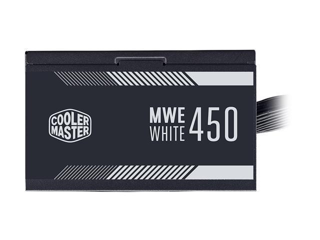 Cooler Master MWE 450 WHITE - V2 MPE-4501-ACAAW-US 450W ATX 12V 80 PLUS Standard Certified Power Supply