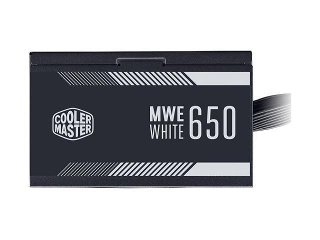 Cooler Master MWE 650 WHITE - V2 MPE-6501-ACAAW-US 650W ATX 12V V2.52 80 PLUS Standard Certified Non-Modular Active PFC Power Supplies
