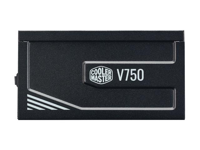 Cooler Master V750 Gold V2 Full Modular, 750W, 80+ Gold Efficiency, Semi-fanless Operation, 16AWG PCIe High-efficiency Cables, 10 Year Warranty
