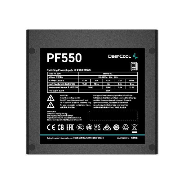 Deepcool PF550 550 Watt 80 Plus Standard Power Supply