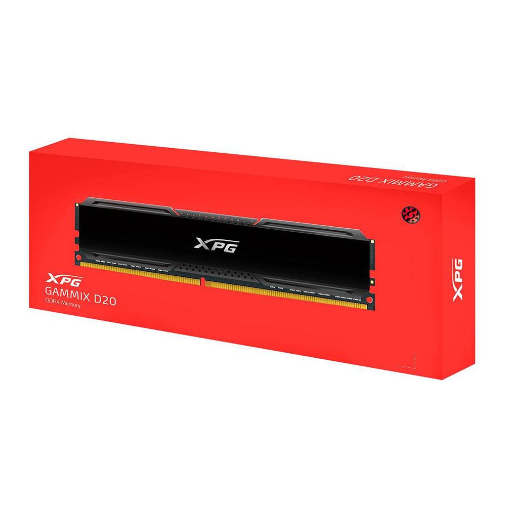Adata AX4U3200716G16A-CBK20 Desktop Ram XPG Gammix D20 Series 16GB (16GBX1) DDR4 3200MHz