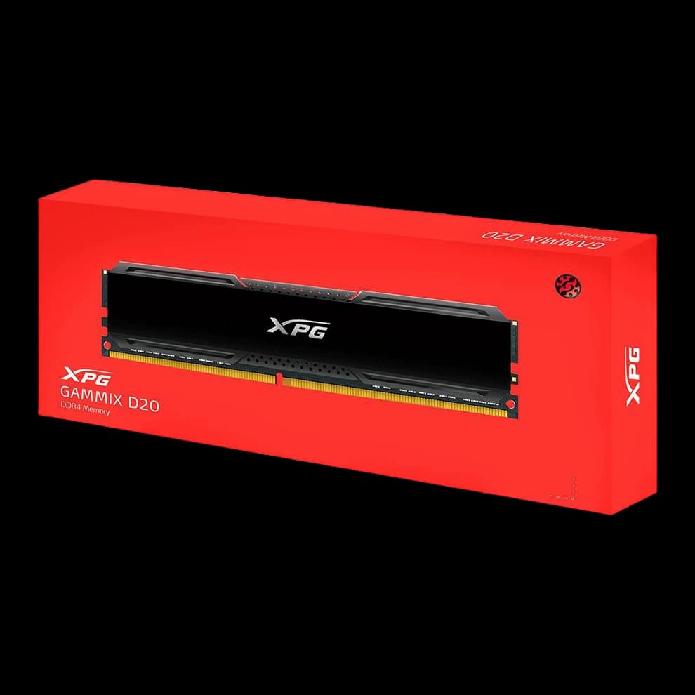 Adata AX4U3200716G16A-CBK20 Desktop Ram XPG Gammix D20 Series 16GB (16GBX1) DDR4 3200MHz
