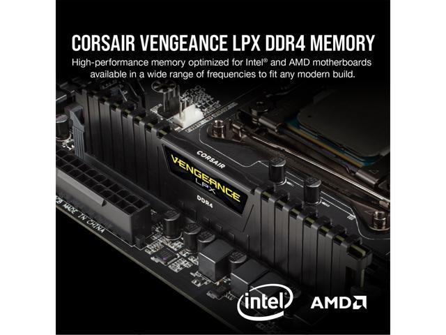 Corsair Vengeance LPX 16GB (2 x 8GB) 288-Pin DDR4 SDRAM DDR4 3200 (PC4 25600) Intel XMP 2.0 Desktop Memory Model CMK16GX4M2B3200C16