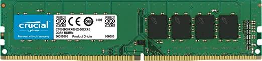 Crucial RAM 8GB DDR4 3200MHz CL22 Desktop Memory (CT8G4DFRA32A)