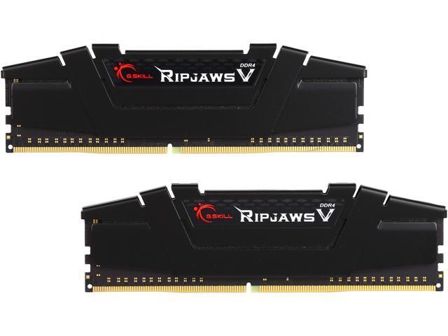 G.Skill Ripjaws V Series 16GB (2 x 8GB) 288-Pin DDR4 SDRAM DDR4 3200 (PC4 25600) Desktop Memory Model F4-3200C16D-16GVKB