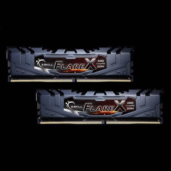 G.Skill F4-3200C16D-16GFX Desktop Ram Flare X series 16GB (8GBx2) DDR4 3200MHz Black